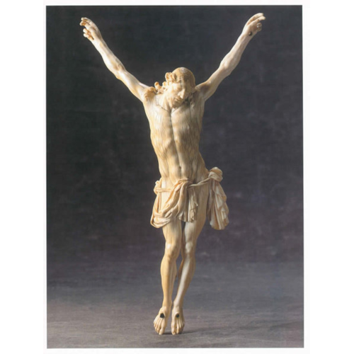A very fine South German Baroque ivory of the Crucified Christ attributed to Christoph Daniel Schenck